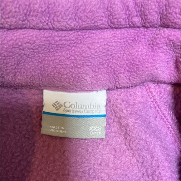 Columbia Kids Purple Fleece Jacket - Picture 3 of 5